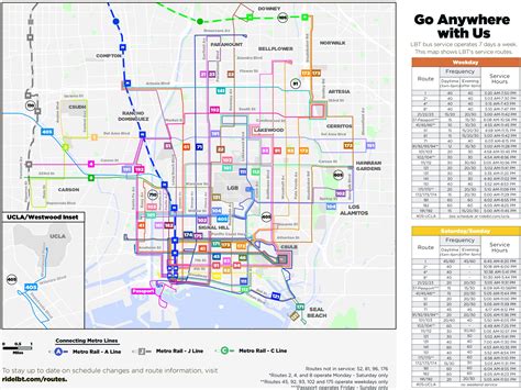 Long Beach Bus Map - Ontheworldmap.com