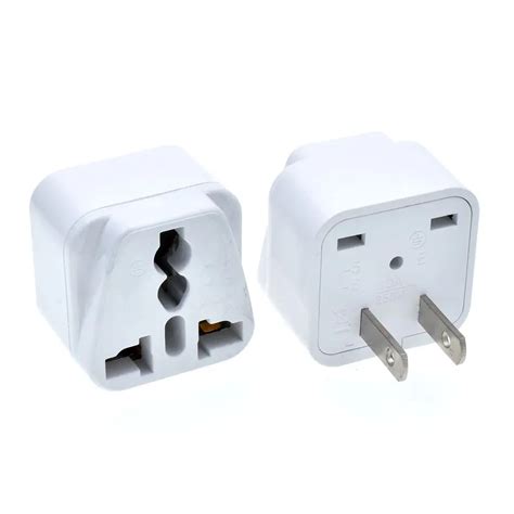 10pcs US 2 pin Type A Universal AC Travel Power flat plug adapter ...