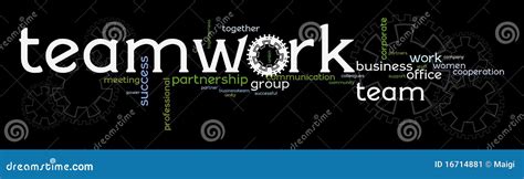 Business Teamwork Banner Stock Image - Image: 16714881