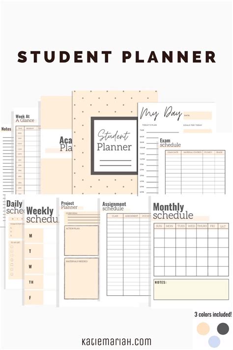 The Ultimate Academic Planner Student Planner College - Etsy | Student ...