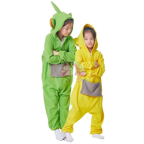 Teletubbies Costume Tinky-Winky & Laa-Laa & Dipsy & Po Onesie Halloween ...