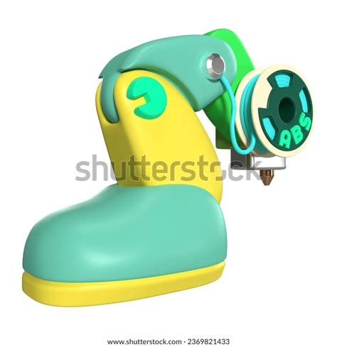 This Robot Arm 3d Printer 3d Stock Illustration 2369821433 | Shutterstock