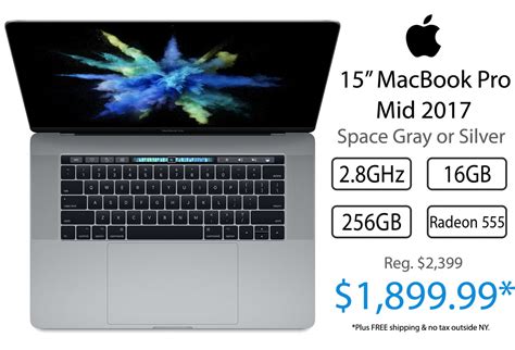 Last call: Apple's 2017 15" MacBook Pro for $1,899 (lowest price ever ...