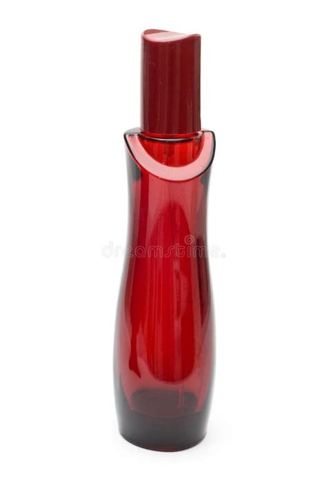 Red Perfume Bottle Stock Image - Image: 10199991