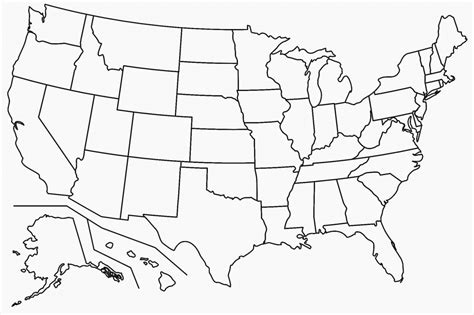 Northeast States Blank Map Printable