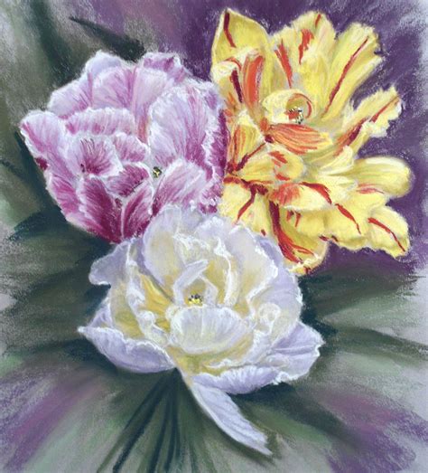 Always wanted to paint flowers in pastel? This is certainly something ...