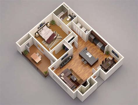 Primary Low Cost 4 Bedroom House Floor Plan Design 3D Delicious – New ...