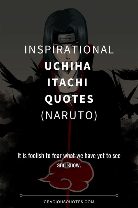 Itachi Uchiha Quotes Wallpaper