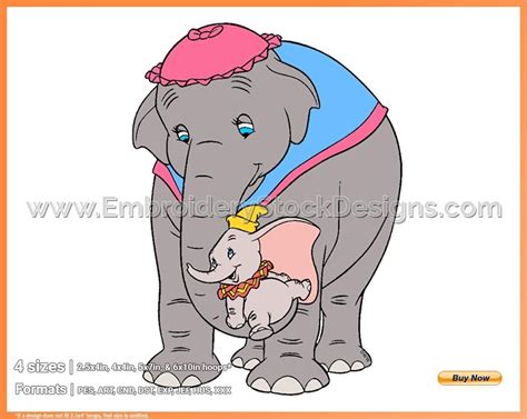 Mrs. Jumbo Cradling Dumbo - Dumbo - Disney Movie Characters in 4 sizes ...