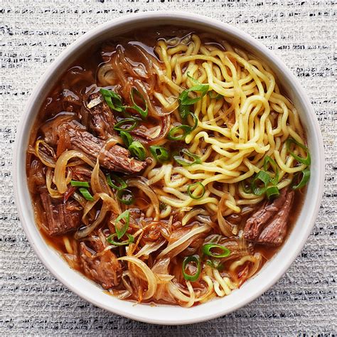 French Onion Beef Noodle Soup Recipe | Bon Appétit