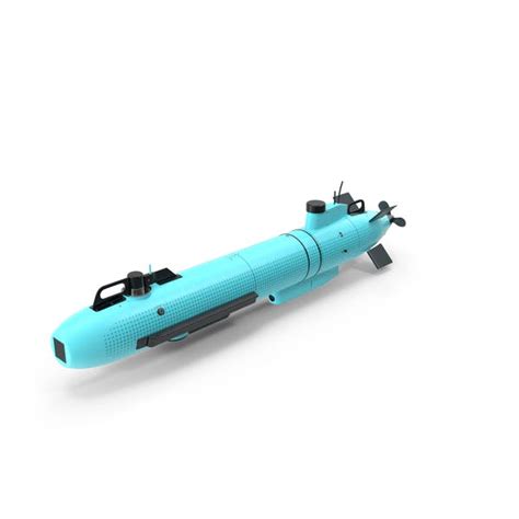 Unmanned Underwater Vehicle 3D, Incl. boat & deep - Envato Elements