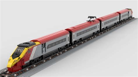 LEGO MOC UK High Speed Train by Handers | Rebrickable - Build with LEGO