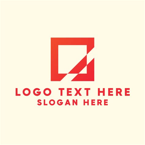 Modern Red Square Logo | BrandCrowd Logo Maker | BrandCrowd | BrandCrowd