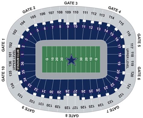 Texas Stadium • Irving, TX. Seating Charts Page | CowboysTickets.com