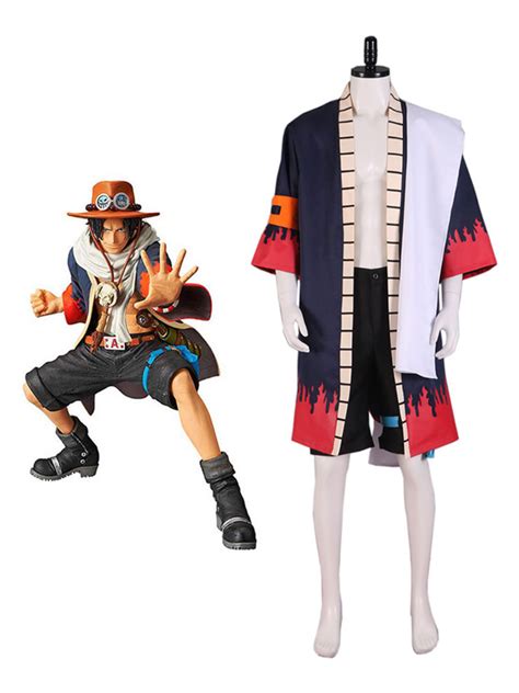 One Piece Portgas D Ace Wano Cosplay Costume | ubicaciondepersonas.cdmx ...