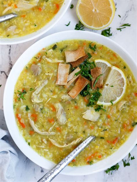 Lebanese Chicken Lentil Soup – Cookin' with Mima