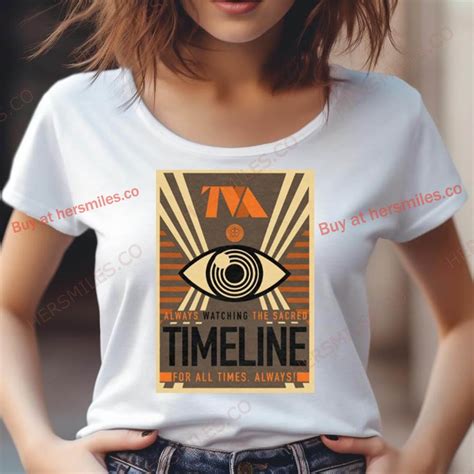 Loki Sacred Timeline Poster Tva Inspired Shirt - Hersmiles