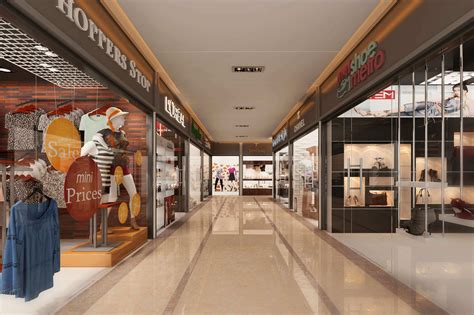 3d-shopping-mall-interior-design, Surreal Drawing/illustration ...