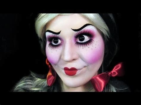 Creepy Evil Doll Makeup Tutorial - YouTube