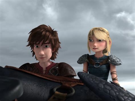 Hiccup and Astrid from Dreamworks Dragons Race to the Edge Httyd ...