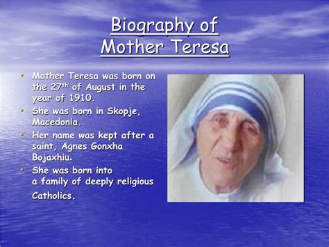 PPT - Mother Teresa PowerPoint Presentation, free download - ID:2991886