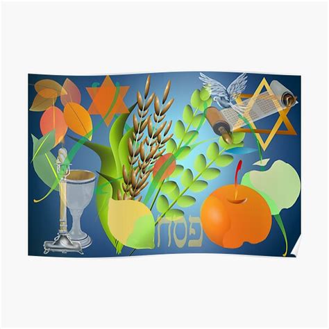 "Passover Seder" Poster by Lotacats | Redbubble