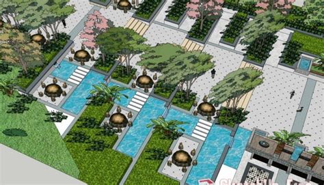 Landscape 1 - Sketchup Models For Free Download