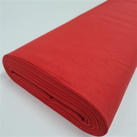 100% Cotton Fabric Red