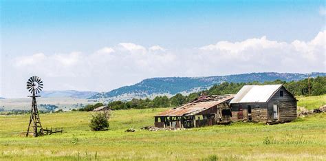 New Mexico Old Ranch Buildings Photograph by Leroy McLaughlin - Pixels