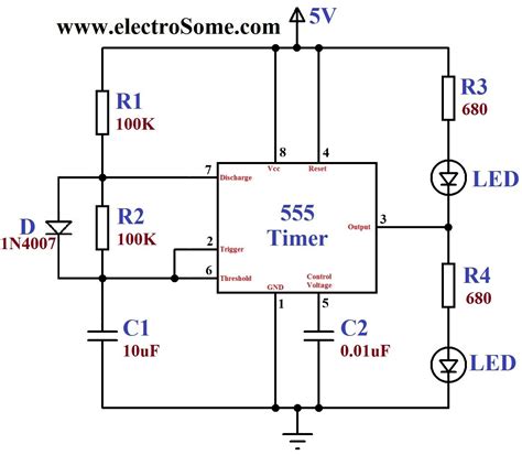 Circuit Diagram Of Inverter Using 555 Timer Alternate Switch