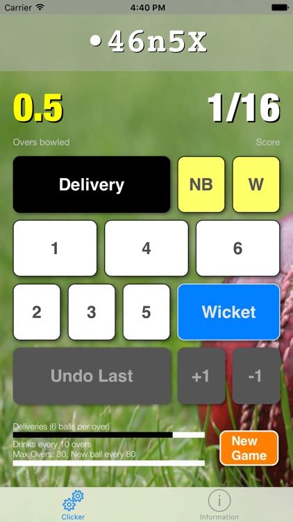 Cricket clicker - Cricket umpire's assistant by MACRJ PTY LIMITED