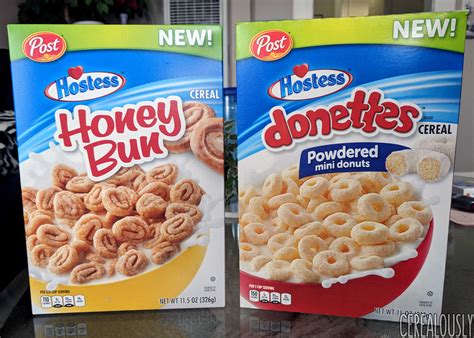 Review (x2): Hostess Honey Bun Cereal & Hostess Powdered Donettes ...