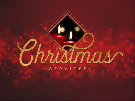 Christmas Church Services PowerPoint Template | Clover Media