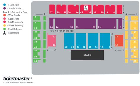 Gabrielle Seating Plan - The Brighton Centre