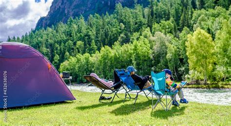 camping in the park Stock Photo | Adobe Stock