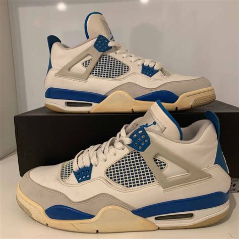 Air Jordan 4 Retro 'Military Blue' 2012 - Air Jordan - 308497 105 | GOAT