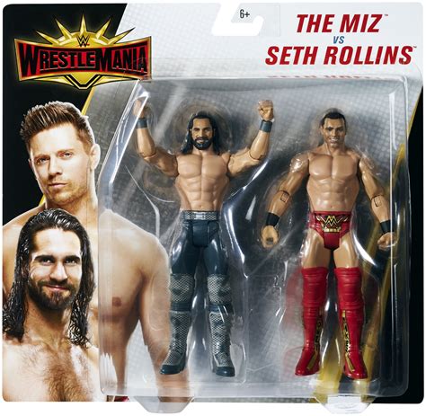 Seth Rollins & The Miz - WWE Battle Packs "WrestleMania 35" Toy ...