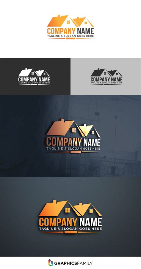 Professional Construction Logo Design – GraphicsFamily