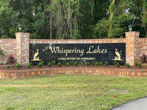 Subdivision Entrance Signs Customized for Florida Community