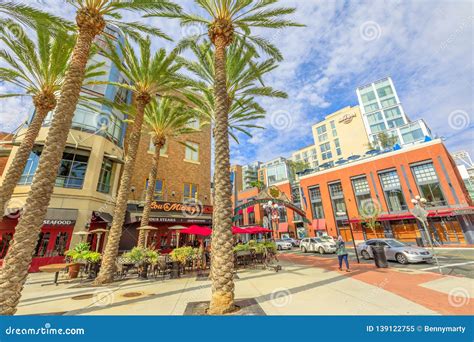 Gaslamp Quarter San Diego editorial image. Image of america - 139122755