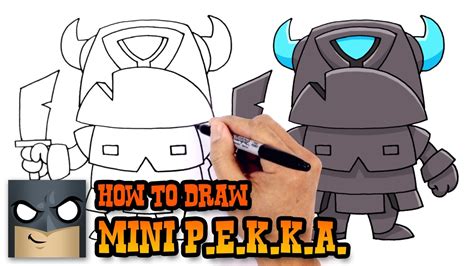 How to Draw Clash Royale | Mini PEKKA - YouTube