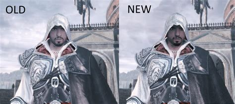 Older Ezio updated face comparison image - Assassin's Creed 2 Overhaul ...