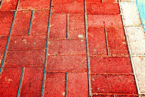 Paving Slabs in the City. Background Texture. Changed Color Scheme ...