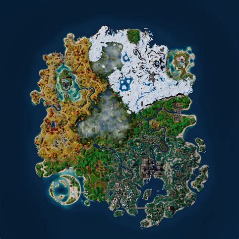 Fortnite Capítulo 4 - Temporada 4: el nuevo mapa al completo