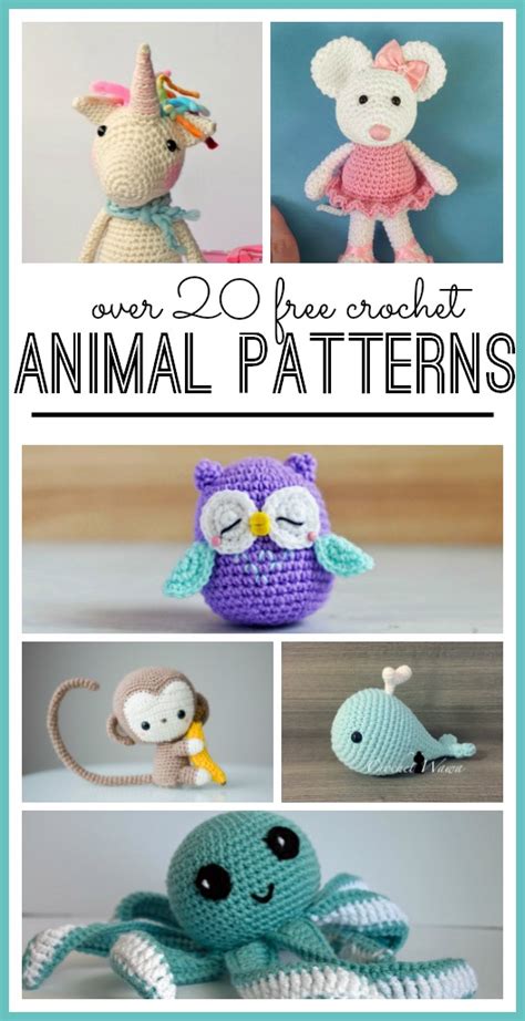 20 Stuffed Animal Crochet Ideas | Free Patterns!