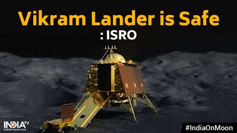 Vikram Lander Located: ISRO confirms lander is safe, attempts being ...