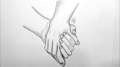 Holding Hands Pencil Drawing: Creating Intimacy and Connection