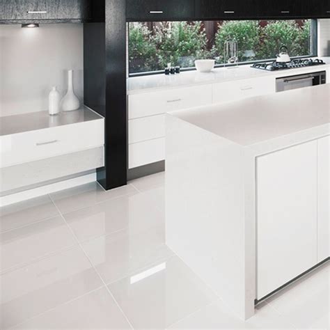 White Gloss Kitchen Floor Tiles – Flooring Ideas