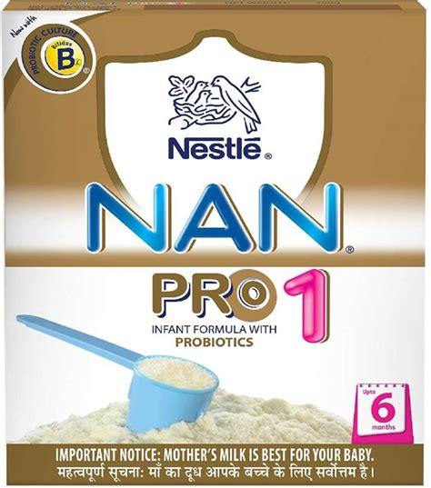 NESTLE Nan Pro 1 Starter Infant Formula with Probiotics, Upto 6 months ...