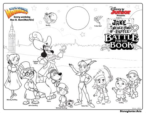 Jake And The Neverland Pirates Coloring Pages at GetColorings.com ...